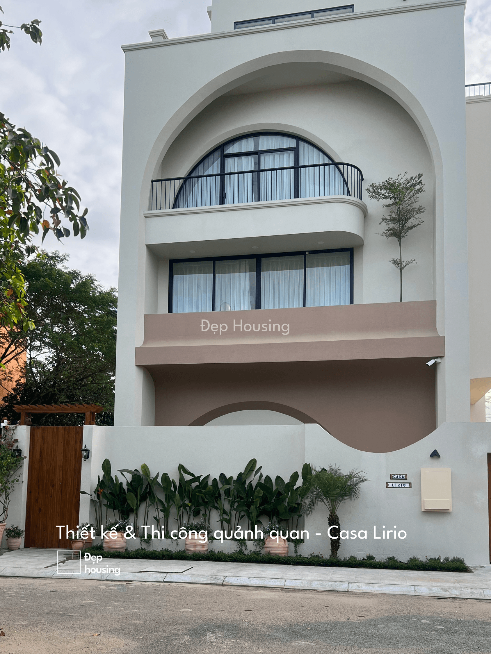 Thiết kế và thi công sân vườn biệt thự Casa Lirio tại Sài Gòn